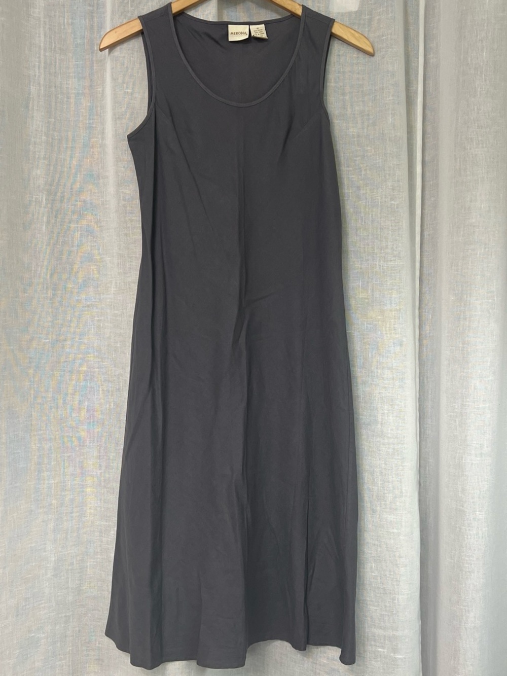 Merona Charcoal Sleeveless Midi Dress